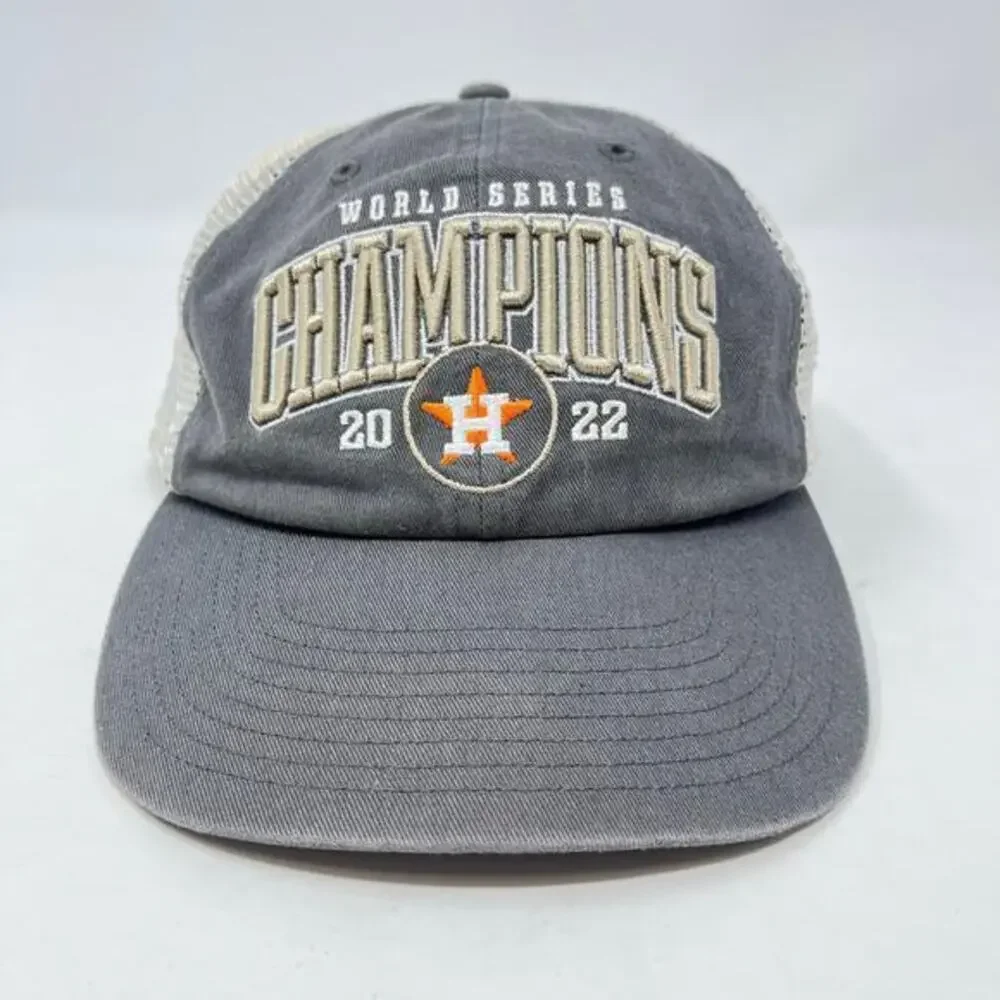 47 Brand Snapback Cap Houston World Series Champions 2022 Baseball Cap Mesh